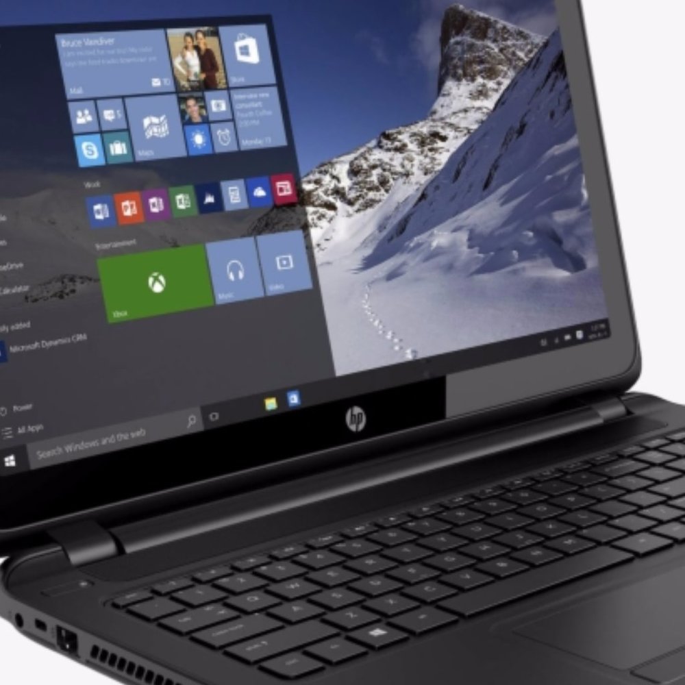 all black hp pc laptop